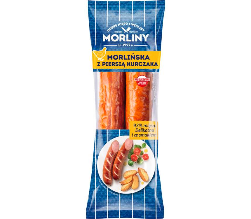 Morliny Kiełbasa z piersi kurcząt 400 g kaufland.pl