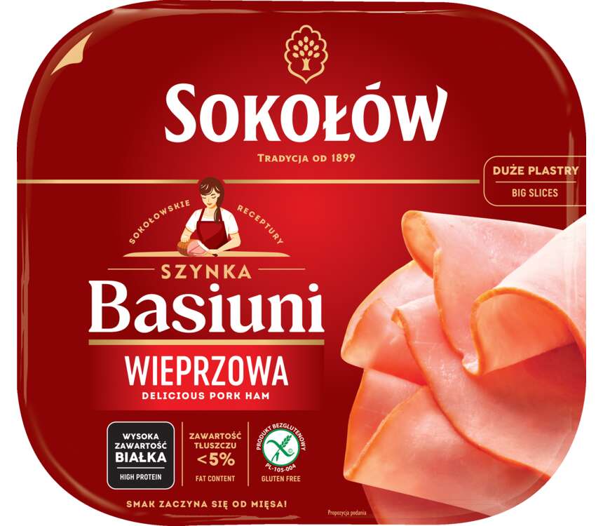 Sokołów Szynka Basiuni extra 140 g
