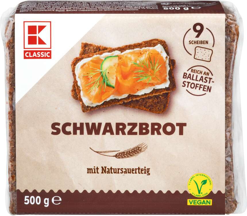 K-Classic Chleb razowy żytni 500 g