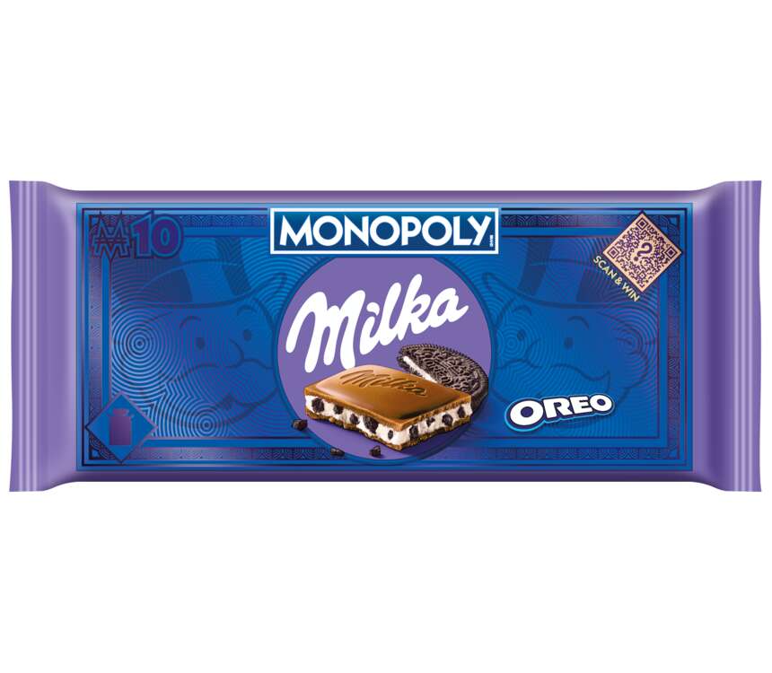 Milka Czekolada mleczna waniliowa z Oreo 100 g kaufland.pl