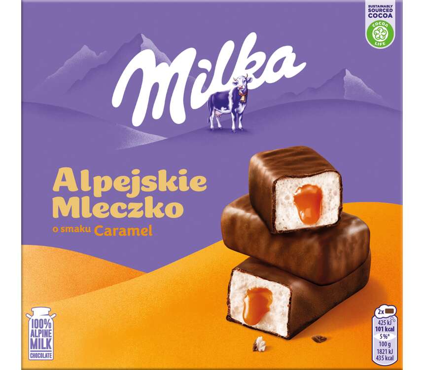Milka Alpejskie Mleczko karmelowe 350 g kaufland.pl
