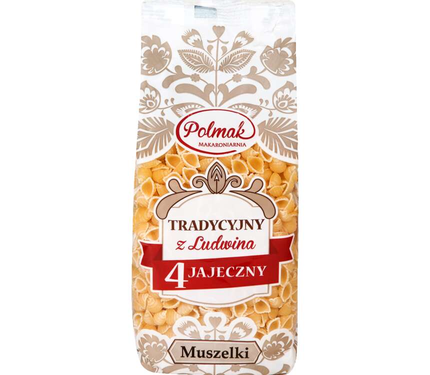 Polmak Makaron muszelka 4-jajeczny 250 g