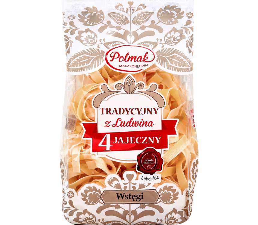 Polmak Makaron wstęgi 4-jajeczny 500 g