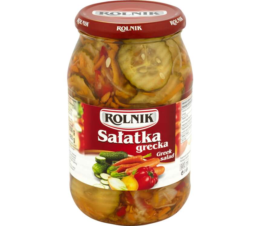 Rolnik Sałatka grecka  480/850g kaufland.pl