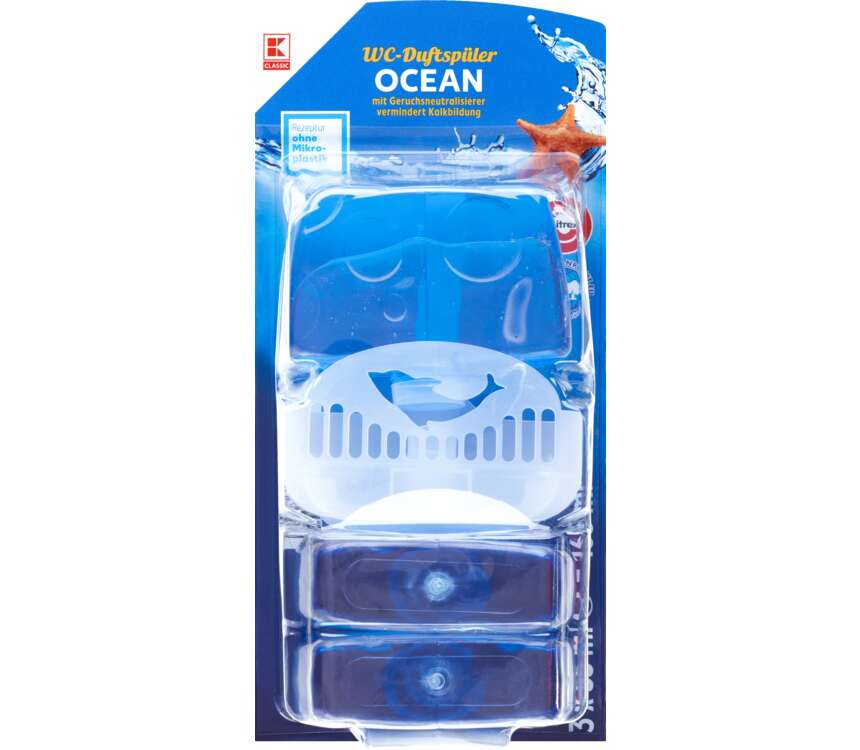 K-Classic Zawieszka z płynem do WC Morska Śwież. 3x55 ml