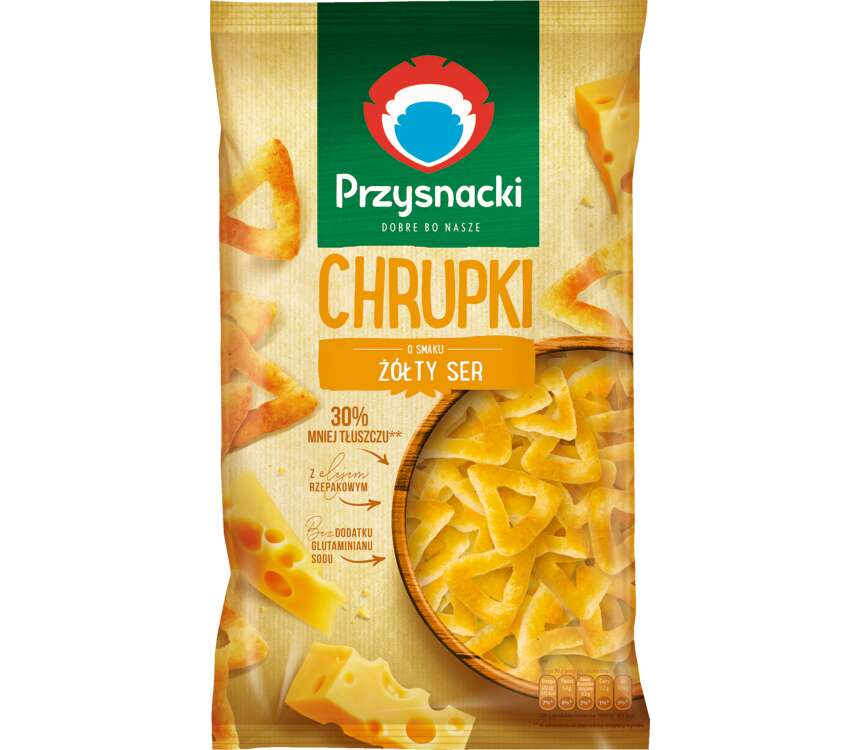 Przysnacki Chrupki żółty ser 150 g