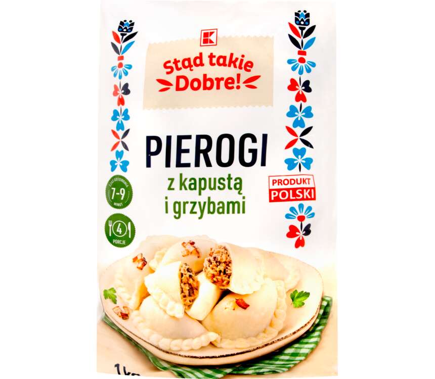 K-Stąd Takie Dobre Pierogi z kapustą i grzybami 1 kg