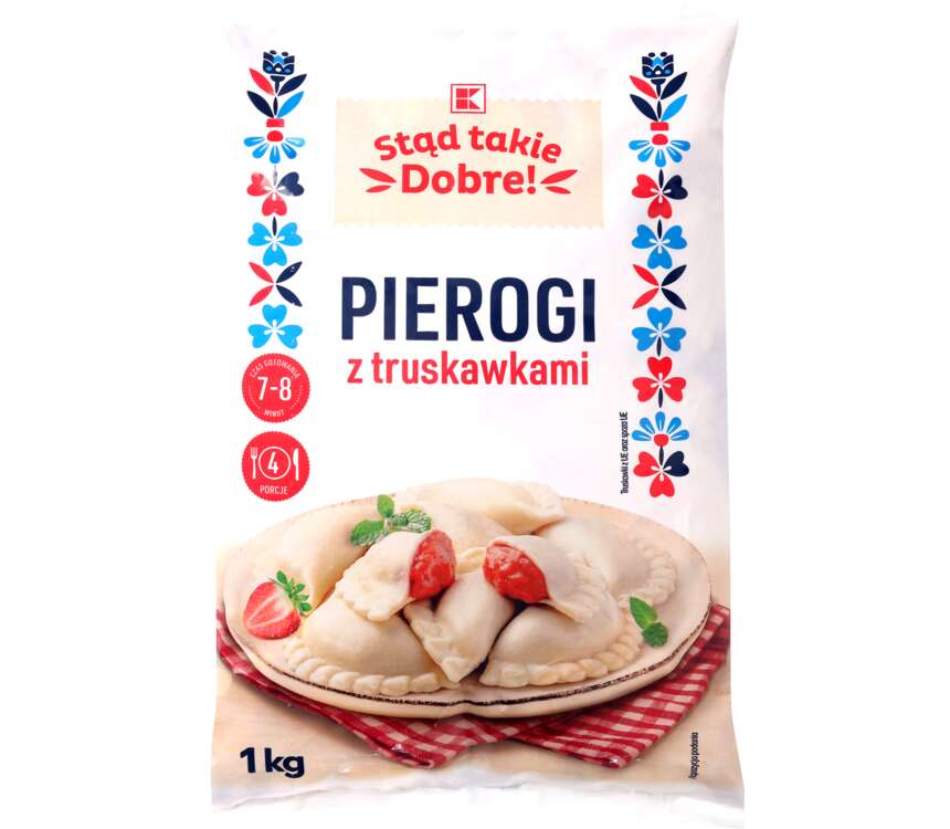 K-Stąd Takie Dobre Pierogi z truskawkami 1 kg
