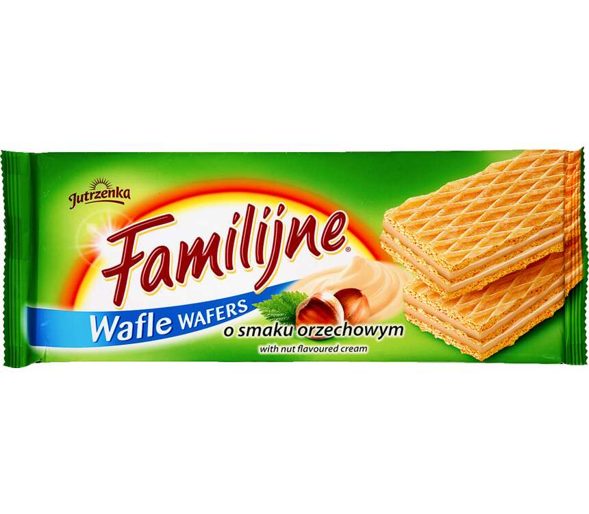 Jutrzenka Wafle familijne orzechowe 180 g kaufland.pl