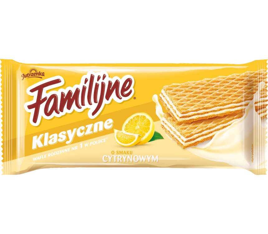 Jutrzenka Wafle familijne cytrynowe 180 g kaufland.pl