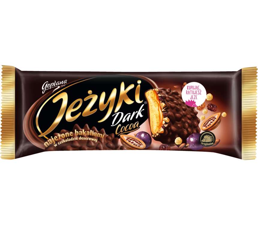 Goplana Jeżyki Dark Cocoa Ciastka 140 g