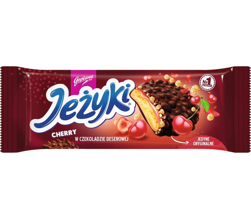 Goplana Jeżyki Cherry Ciastka 140 g kaufland.pl