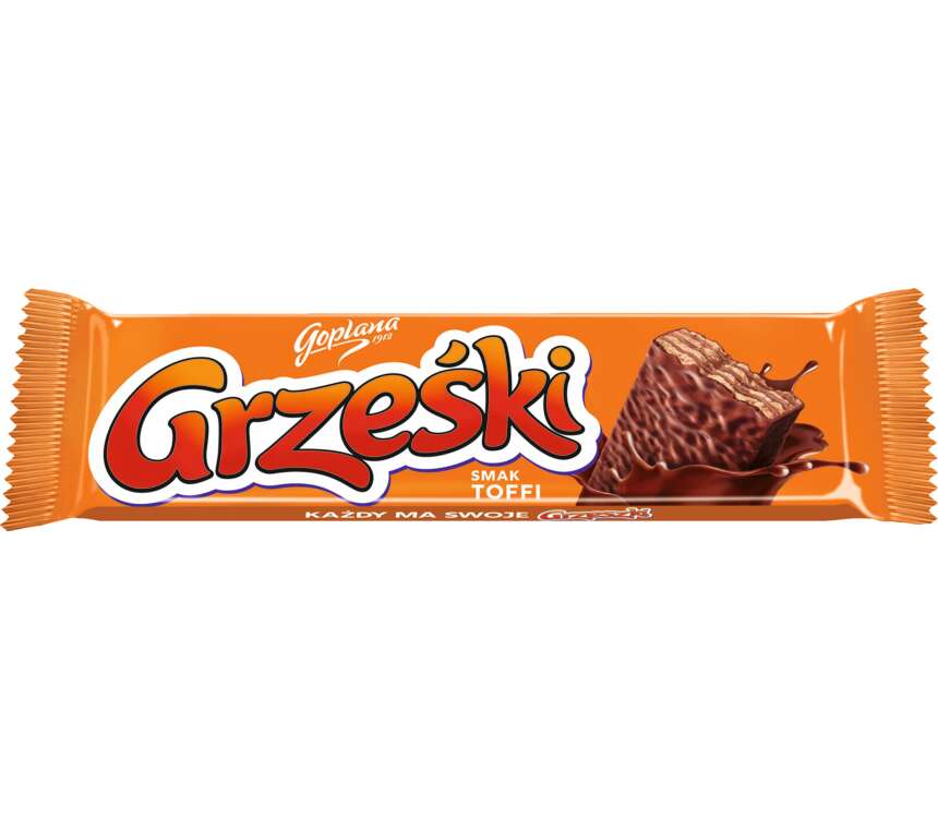Grześki Wafel toffi w czekoladzie 36 g