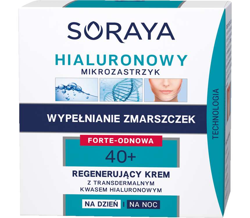 Soraya Krem do twarzy 40+ Hialuronowy Zastrzyk 50 ml
