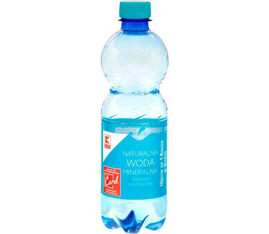 K-Classic Woda mineralna średnio gazowana 0,5 L
