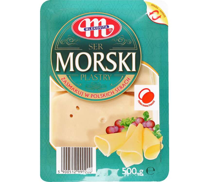 Mlekovita Ser Morski plastry 500 g