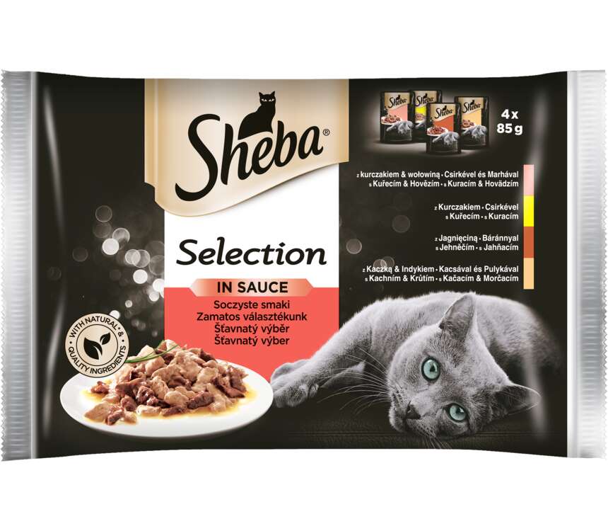 Sheba Cuisine Pokarm dla kota mięsne dania 4x85 g kaufland.pl
