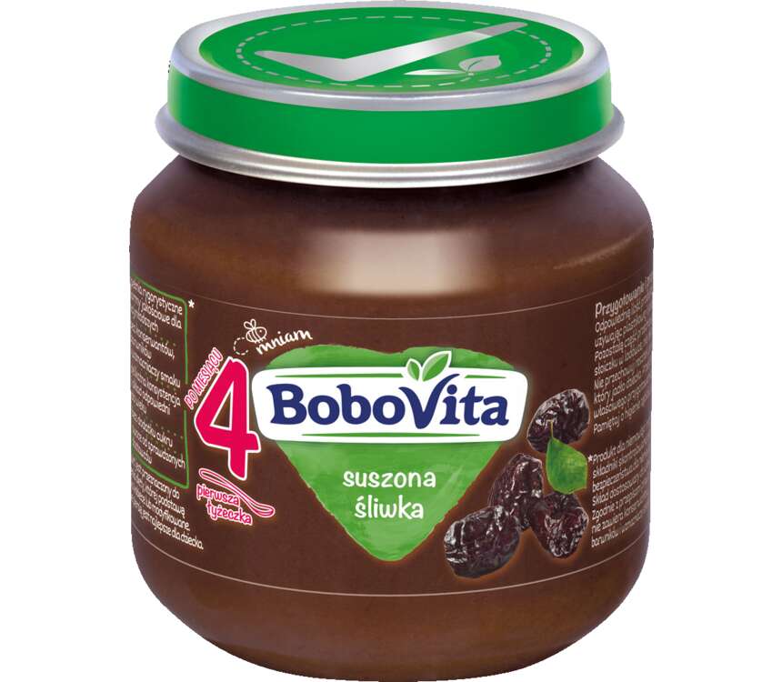 BoboVita 5M Deser dla dzieci suszona śliwka 125 g