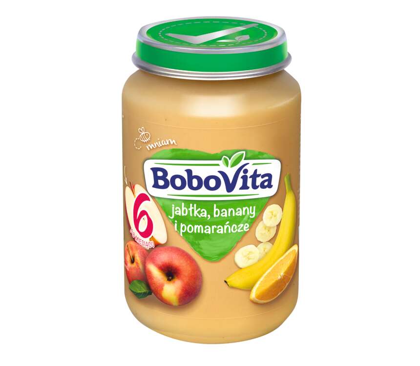 BoboVita 6M Deser dla dzieci banan-pomarańcz 190 g