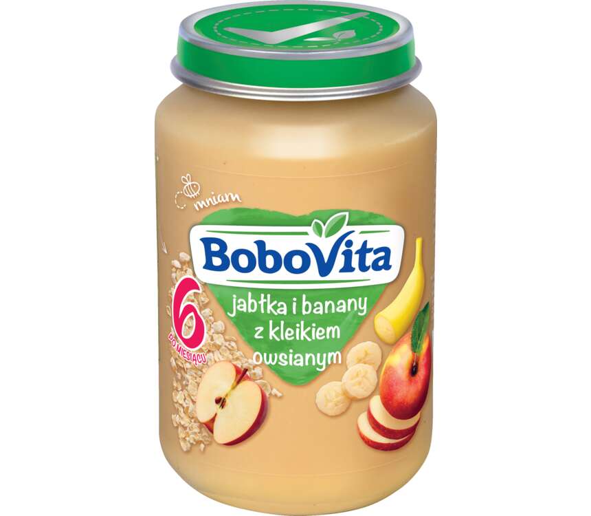 BoboVita 7M Deser dla dzieci jabl.-ban.pł.owsiane 190 g