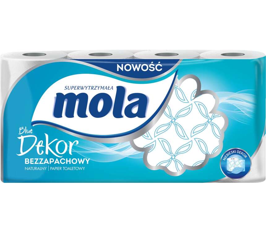 Mola Decor Papier toaletowy 2 warstwy 8 szt.