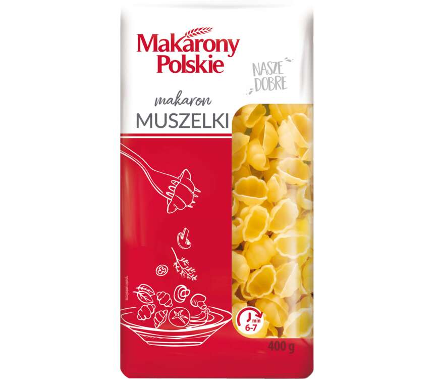 Makarony Polskie Makaron Muszelki 400 g
