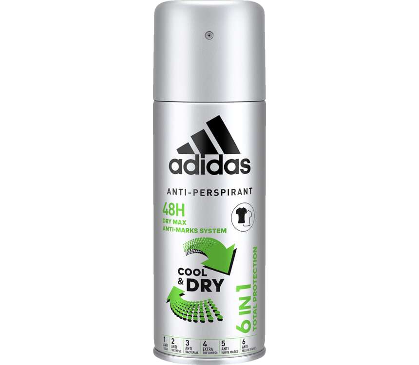 Adidas Men Dezodorant Cool&Dry 6w1 150 ml