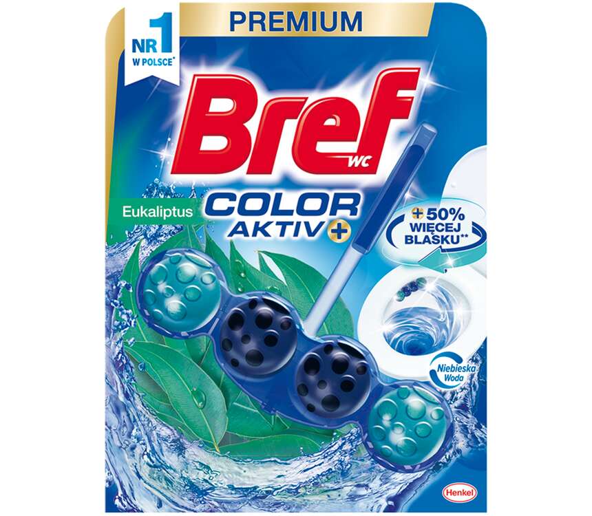 Bref Color Activ Zawieszka do WC Eukaliptus 50 g