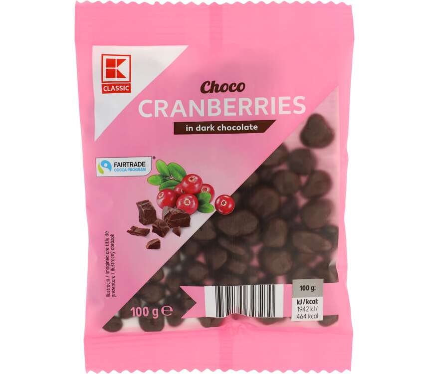 K-Classic Żurawina w czekoladzie 100 g