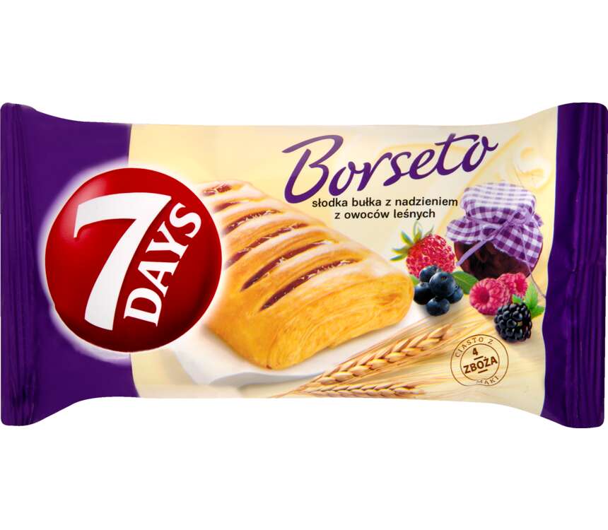 7Days Borseto Słodka bułka owoce leśne 80 g