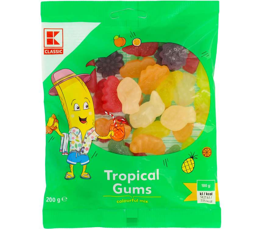 K-Classic Żelki owocowe tropikalne owoce 200 g