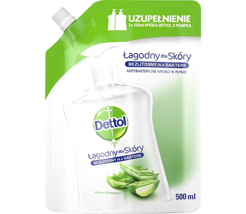 Dettol Mydło w w płynie nawilżanie zapas 500 ml