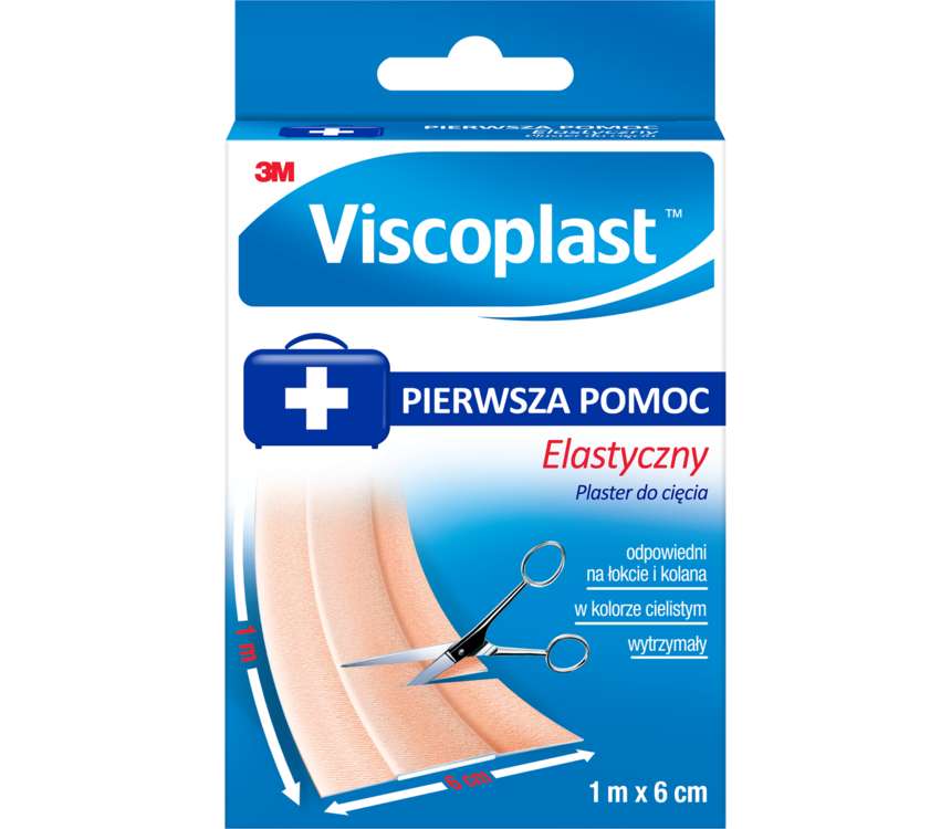Viscoplast Plaster elastyczny do cięcia 1m/6cm 1 szt