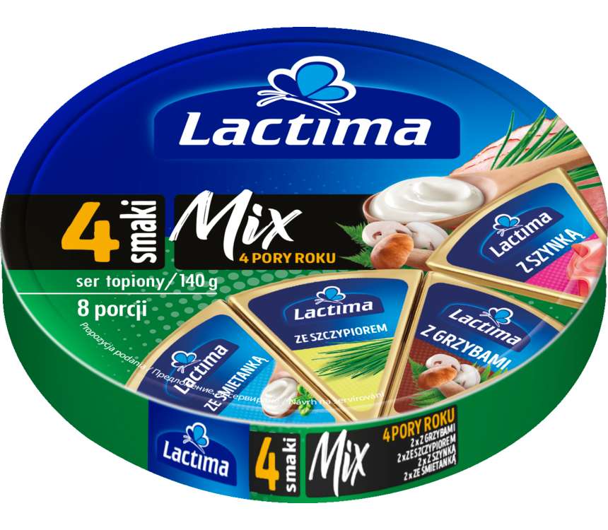 Lactima Ser topiony 4 pory roku krążek 140 g