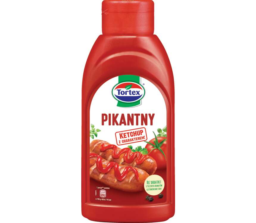 Tortex Ketchup łagodny  980 g