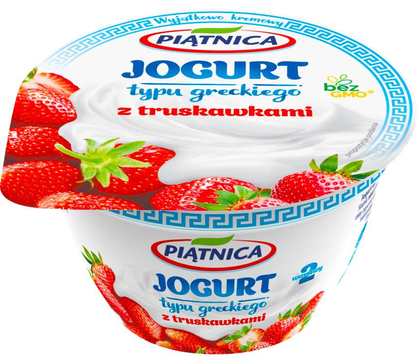 Piątnica Jogurt grecki truskawka-brzoskw. 150 g