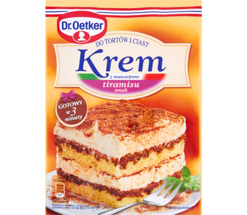 Dr.Oetker Krem do tortów smak tiramisu 122 g kaufland.pl