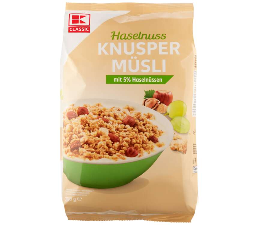 K-Classic Musli Crunchy z orzechami 750 g