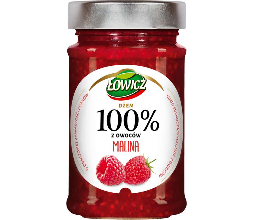 Łowicz Dżem 100% z owoców malina 220 g kaufland.pl