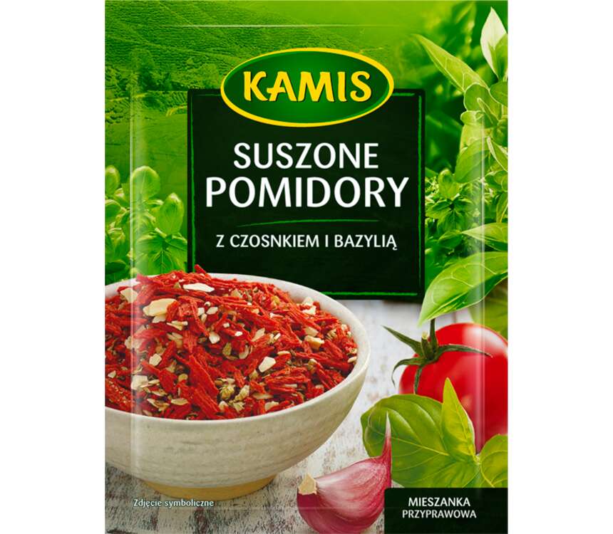 Kamis Suszone pomidory czosnek-bazylia 15 g kaufland.pl