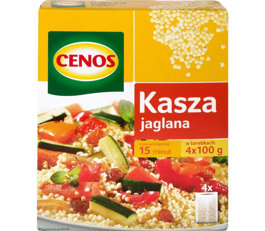 Cenos Kasza jaglana  4x100 g