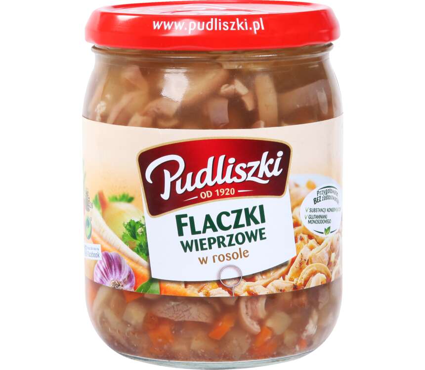 Pudliszki Flaczki wieprzowe w rosole 500 g kaufland.pl