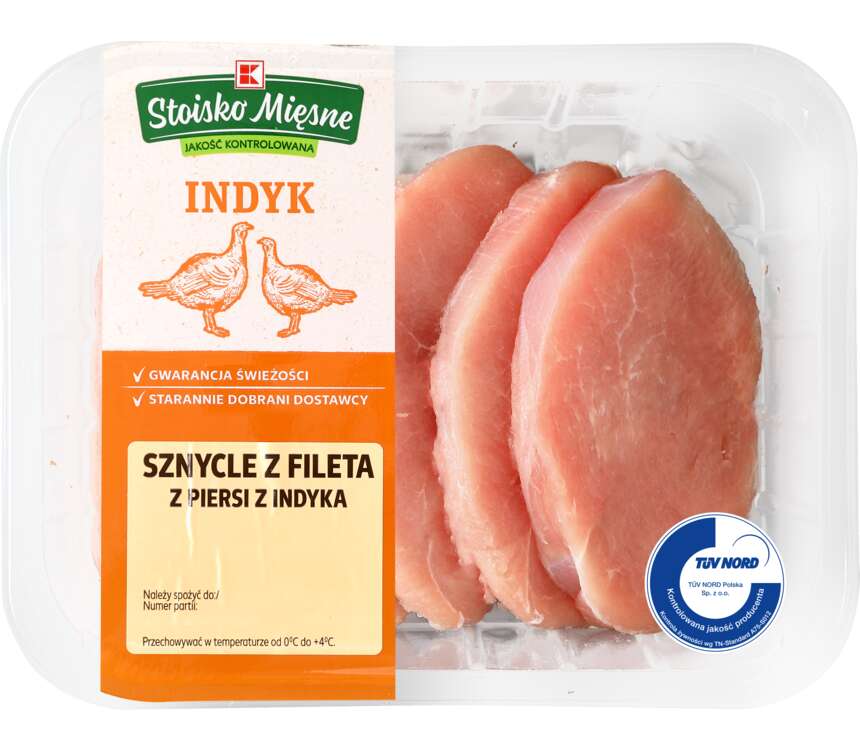 K-STOISKO MIĘSNE Sznycle z indyka  400 g