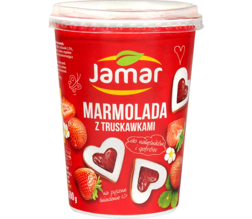 Jamar Marmolada truskawkowa 600 g