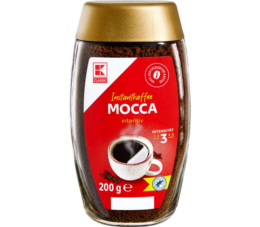 K-Classic Kawa rozpuszczalna Mocca 100% Robusta 200 g