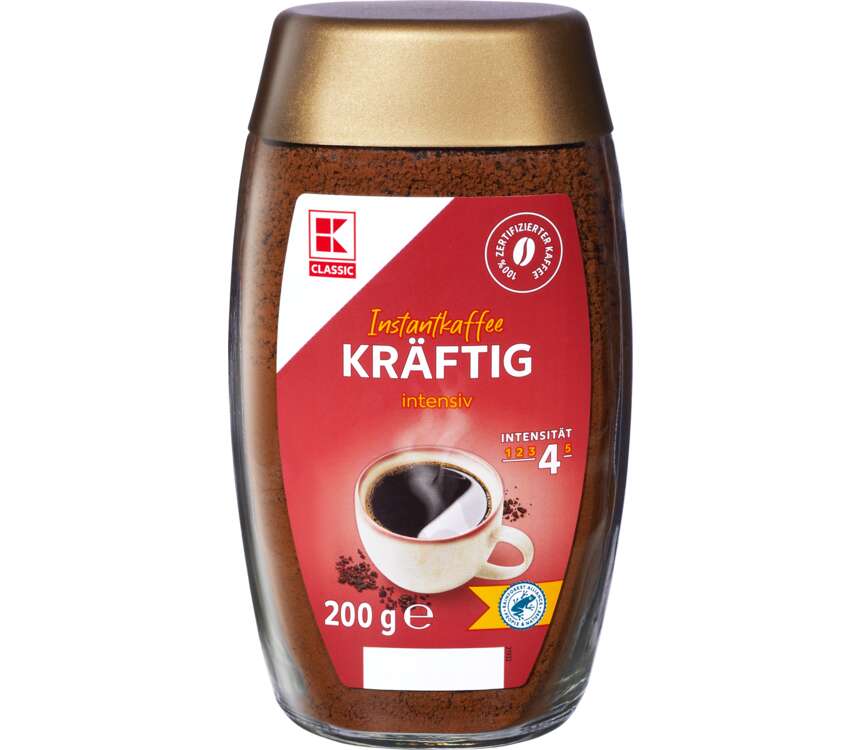 K-Classic Kawa rozpuszczalna 70% Rob 30% Arabica 200 g