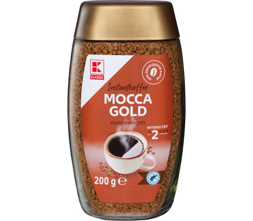 K-Classic Kawa rozpuszczalna Gold 100% Robusta 200 g