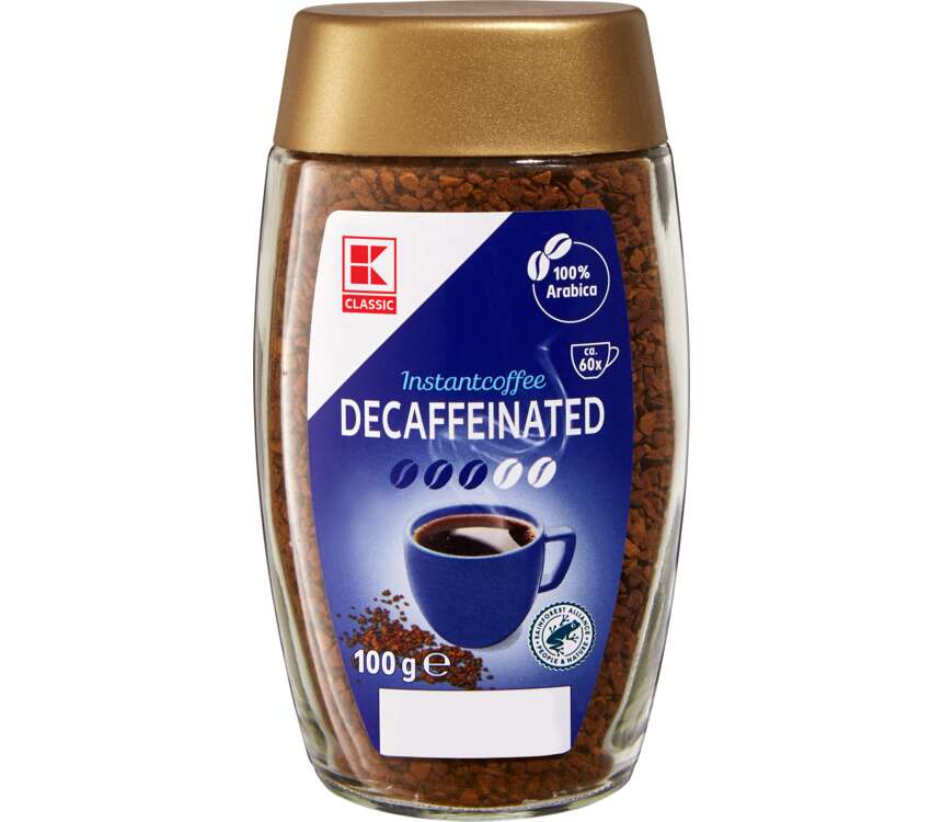K-Classic Kawa rozpuszczalna bezkof. 100% Arabica 100 g