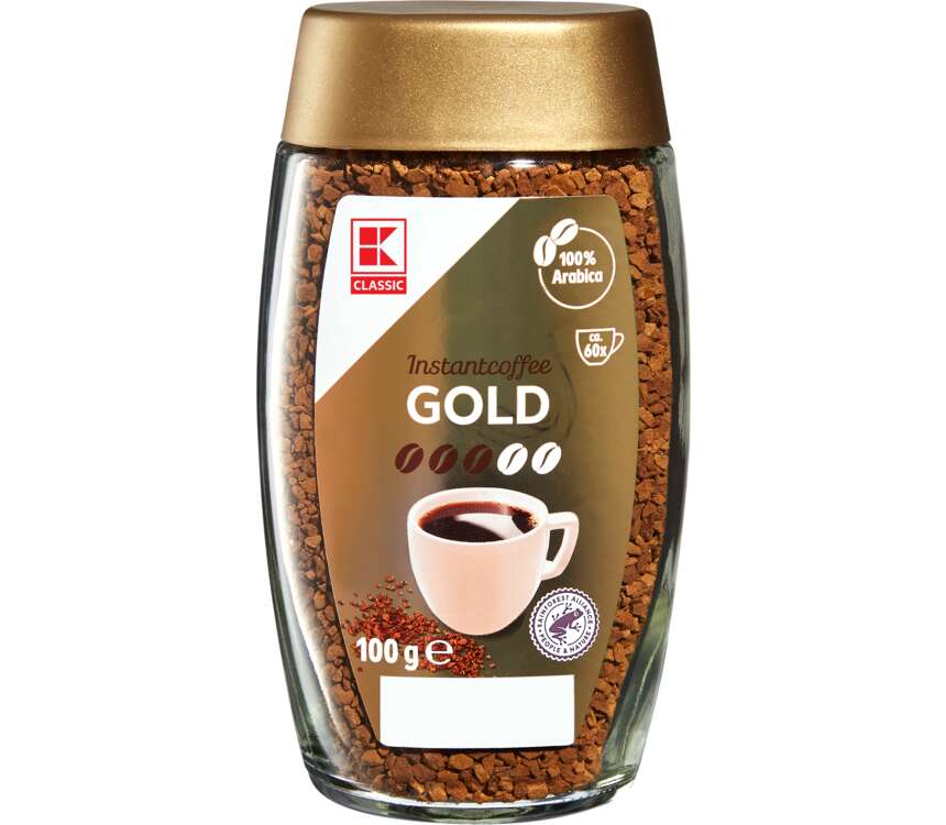 K-Classic Kawa rozpuszczalna Gold 100% Arabica 100 g