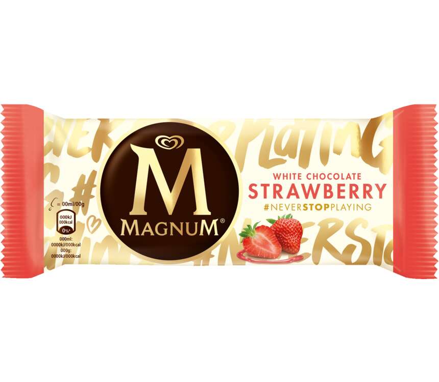 Algida Magnum Strawberry White 110 ml